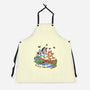 Walking Down The Stream-Unisex-Kitchen-Apron-Xentee