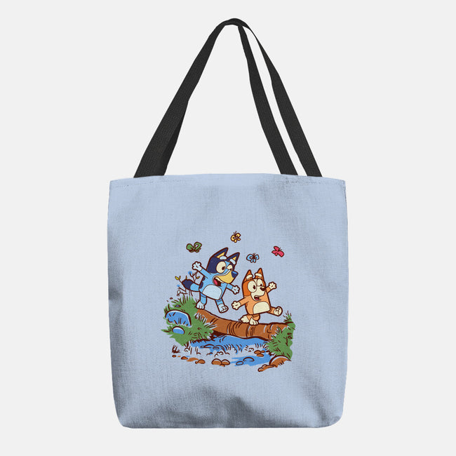 Walking Down The Stream-None-Basic Tote-Bag-Xentee