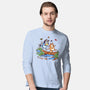 Walking Down The Stream-Mens-Long Sleeved-Tee-Xentee