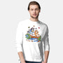 Walking Down The Stream-Mens-Long Sleeved-Tee-Xentee