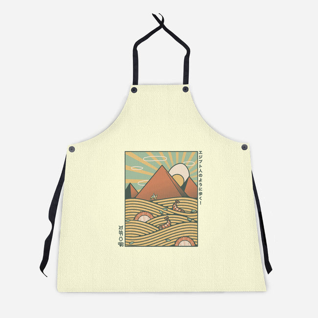 Egypt Mummy Ramen Pyramids-Unisex-Kitchen-Apron-tobefonseca