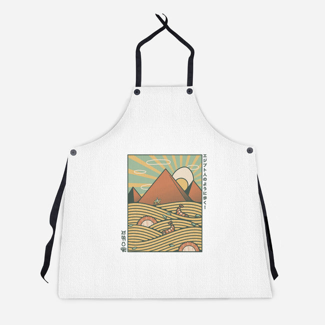 Egypt Mummy Ramen Pyramids-Unisex-Kitchen-Apron-tobefonseca