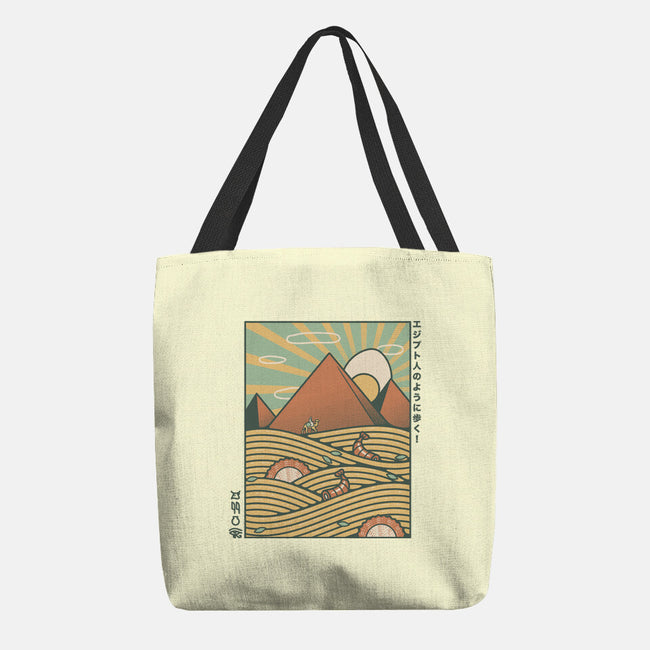 Egypt Mummy Ramen Pyramids-None-Basic Tote-Bag-tobefonseca