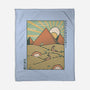 Egypt Mummy Ramen Pyramids-None-Fleece-Blanket-tobefonseca