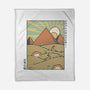 Egypt Mummy Ramen Pyramids-None-Fleece-Blanket-tobefonseca