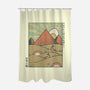 Egypt Mummy Ramen Pyramids-None-Polyester-Shower Curtain-tobefonseca