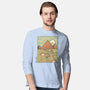 Egypt Mummy Ramen Pyramids-Mens-Long Sleeved-Tee-tobefonseca