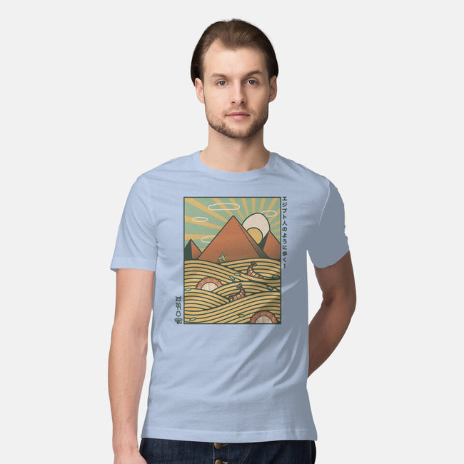 Egypt Mummy Ramen Pyramids-Mens-Premium-Tee-tobefonseca