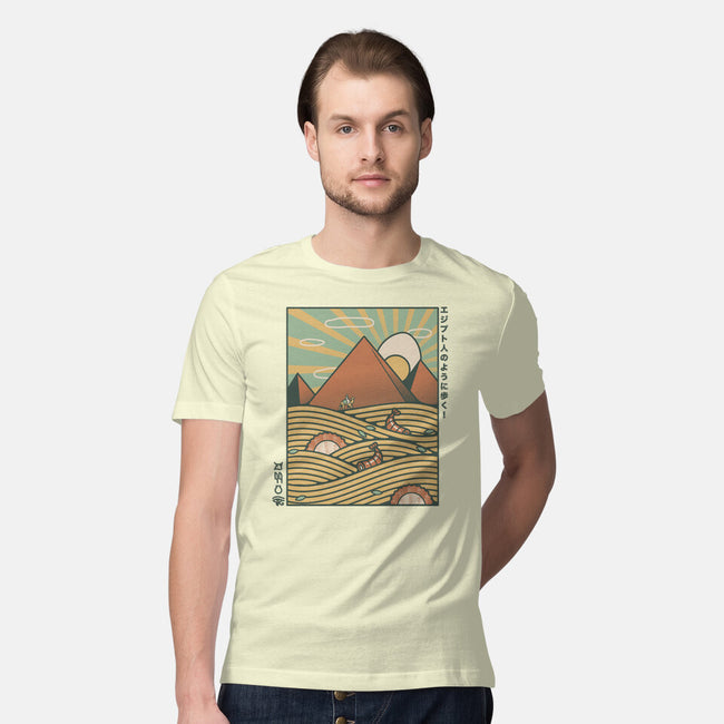 Egypt Mummy Ramen Pyramids-Mens-Premium-Tee-tobefonseca