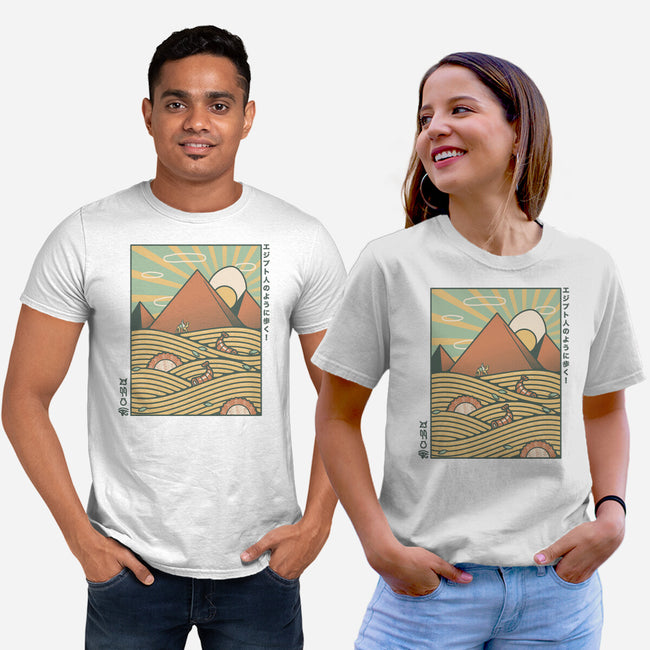 Egypt Mummy Ramen Pyramids-Unisex-Basic-Tee-tobefonseca