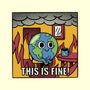 Earth It's Fine Room On Fire-Cat-Adjustable-Pet Collar-tobefonseca