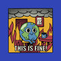 Earth It's Fine Room On Fire-Youth-Basic-Tee-tobefonseca