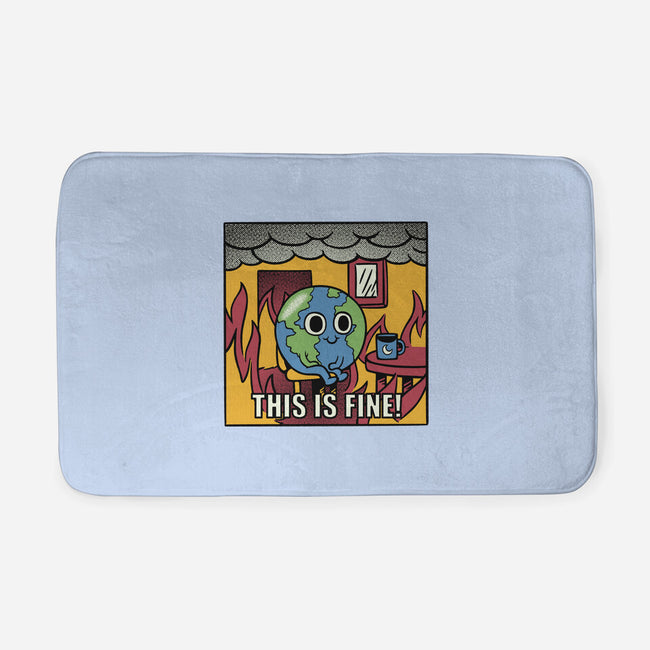 Earth It's Fine Room On Fire-None-Memory Foam-Bath Mat-tobefonseca