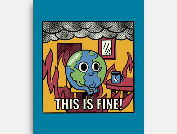 Earth It's Fine Room On Fire