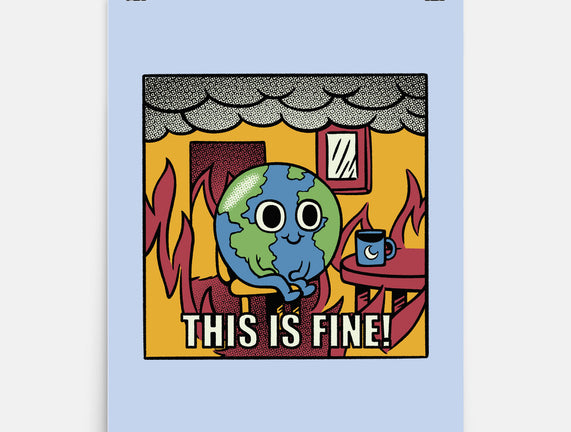 Earth It's Fine Room On Fire