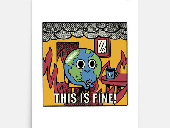 Earth It's Fine Room On Fire