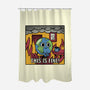 Earth It's Fine Room On Fire-None-Polyester-Shower Curtain-tobefonseca