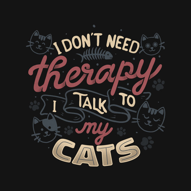 I Talk To My Cats-None-Beach-Towel-tobefonseca