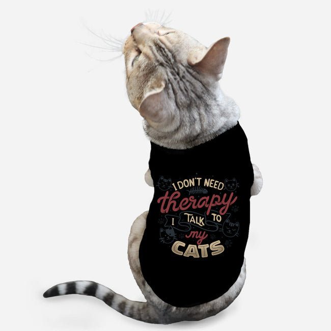 I Talk To My Cats-Cat-Basic-Pet Tank-tobefonseca