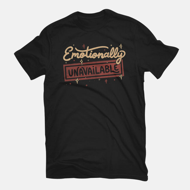 Emotionally Unavailable-Womens-Basic-Tee-tobefonseca