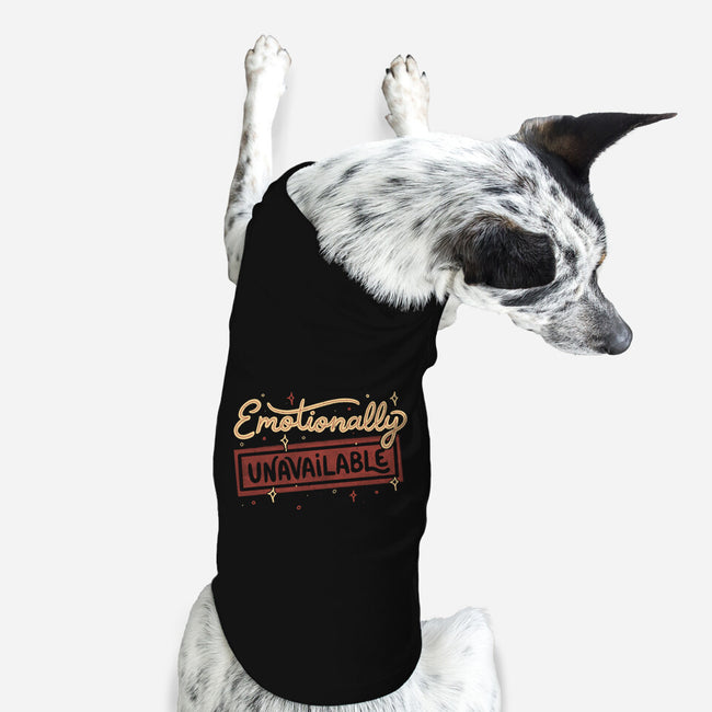 Emotionally Unavailable-Dog-Basic-Pet Tank-tobefonseca