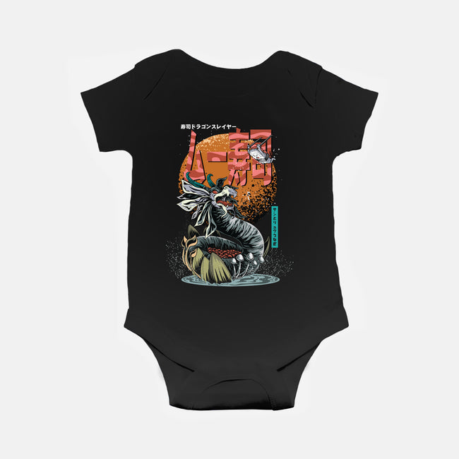 Dragon Sushi Slayer-Baby-Basic-Onesie-Kladenko