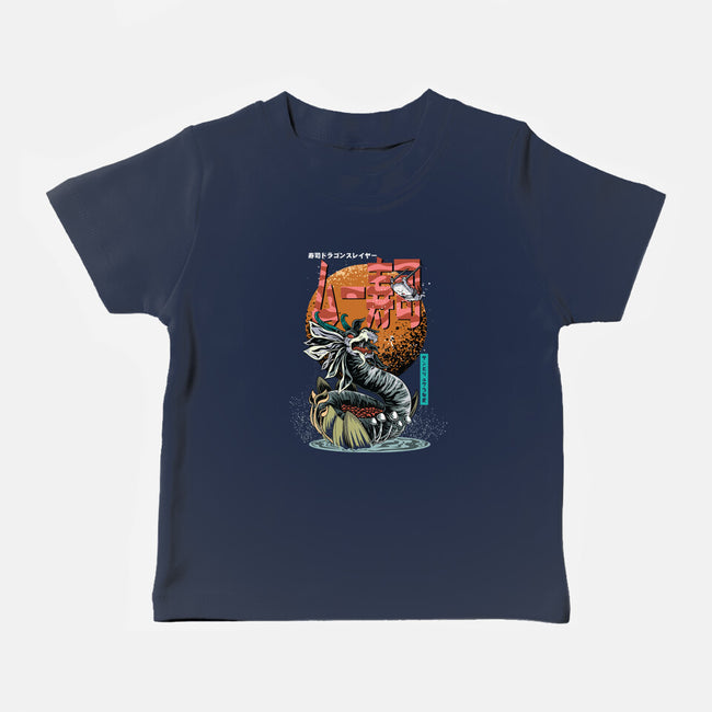 Dragon Sushi Slayer-Baby-Basic-Tee-Kladenko