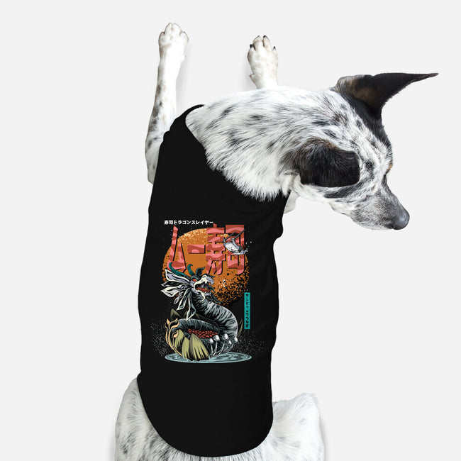 Dragon Sushi Slayer-Dog-Basic-Pet Tank-Kladenko