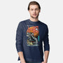 Dragon Sushi Slayer-Mens-Long Sleeved-Tee-Kladenko