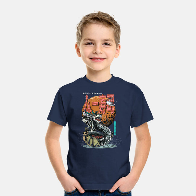 Dragon Sushi Slayer-Youth-Basic-Tee-Kladenko