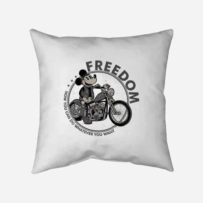 Freedom MC-None-Removable Cover-Throw Pillow-Hafaell