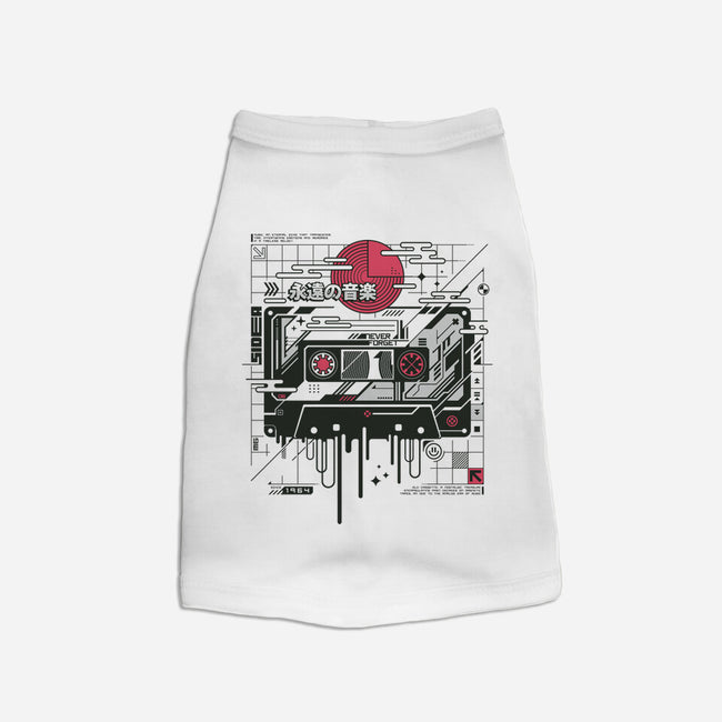 Retro Cassette-Cat-Basic-Pet Tank-StudioM6