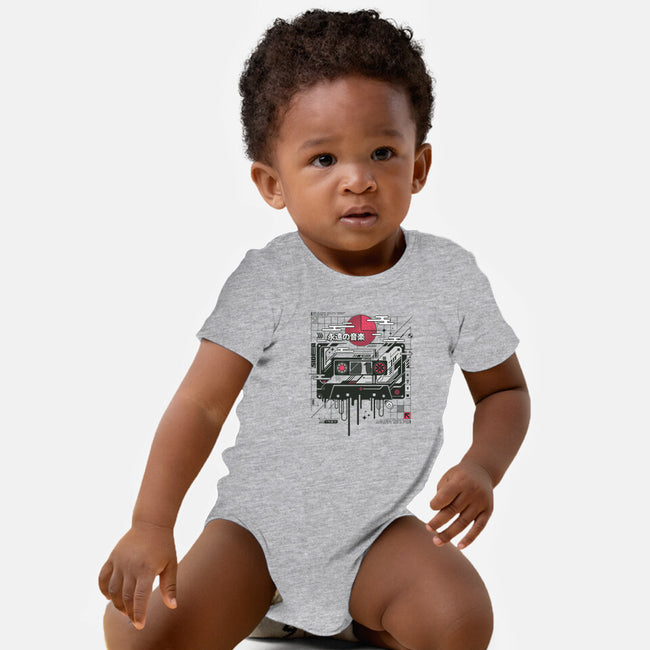 Retro Cassette-Baby-Basic-Onesie-StudioM6