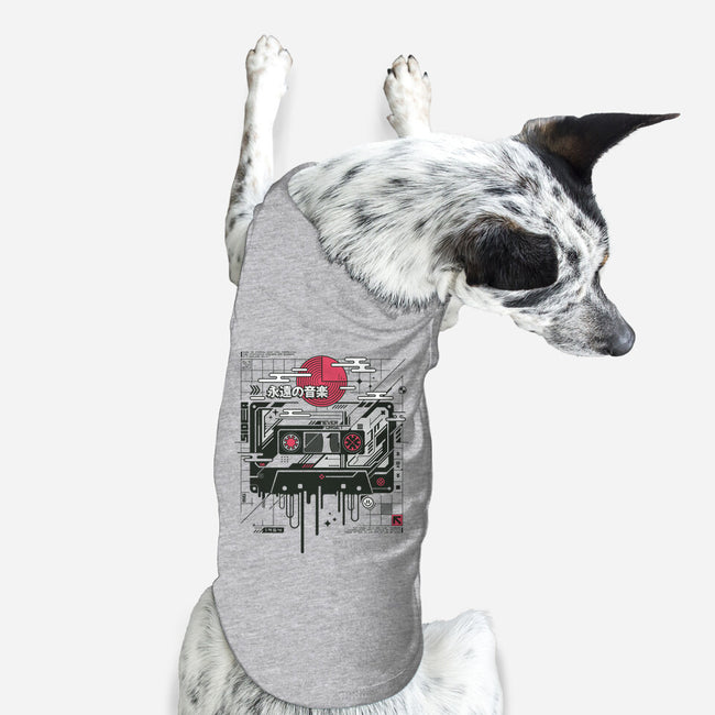 Retro Cassette-Dog-Basic-Pet Tank-StudioM6