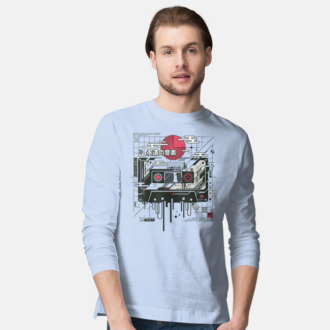 Retro Cassette-Mens-Long Sleeved-Tee-StudioM6