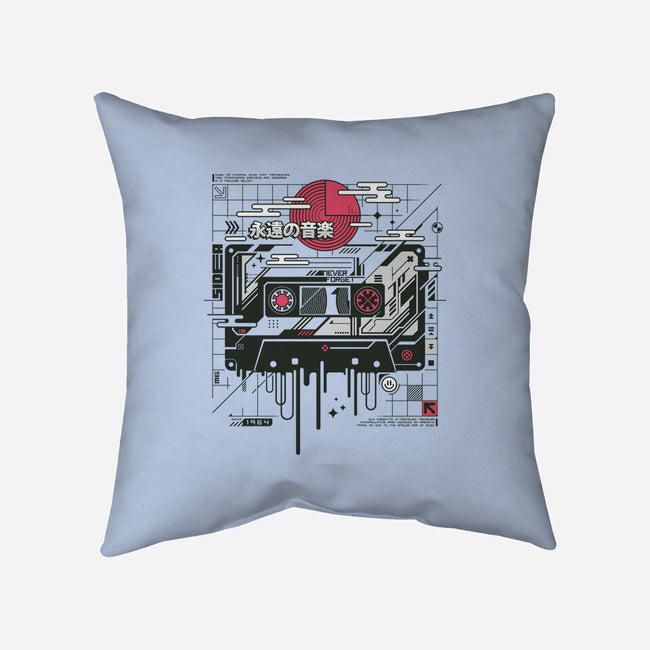 Retro Cassette-None-Removable Cover-Throw Pillow-StudioM6