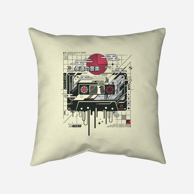 Retro Cassette-None-Removable Cover-Throw Pillow-StudioM6