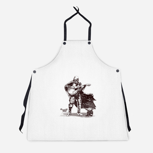 The Mandolinian-Unisex-Kitchen-Apron-kharmazero