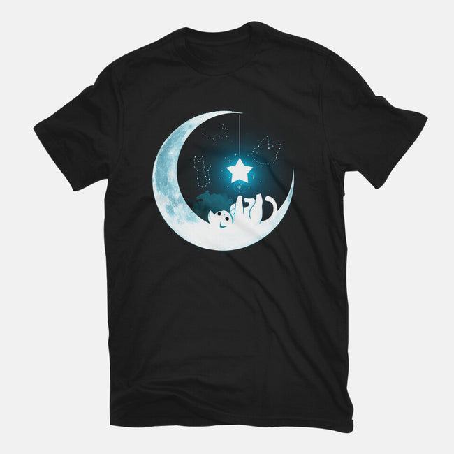 Kitten Moon Night-Youth-Basic-Tee-Vallina84