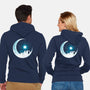 Kitten Moon Night-Unisex-Zip-Up-Sweatshirt-Vallina84