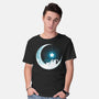 Kitten Moon Night-Mens-Basic-Tee-Vallina84