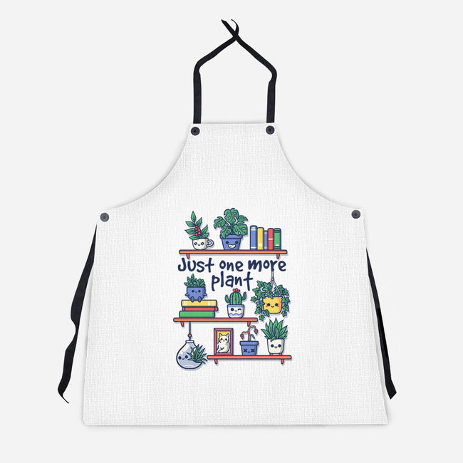 Just One More Plant-Unisex-Kitchen-Apron-NemiMakeit