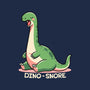 Dino-snore-None-Removable Cover-Throw Pillow-fanfreak1