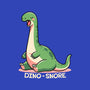 Dino-snore-Womens-Fitted-Tee-fanfreak1