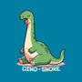 Dino-snore-Womens-Fitted-Tee-fanfreak1