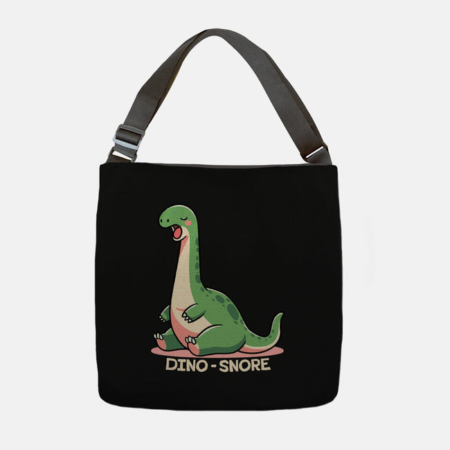 Dino-snore-None-Adjustable Tote-Bag-fanfreak1