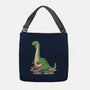 Dino-snore-None-Adjustable Tote-Bag-fanfreak1