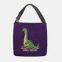 Dino-snore-None-Adjustable Tote-Bag-fanfreak1