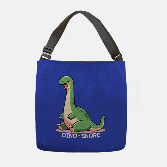 Dino-snore-None-Adjustable Tote-Bag-fanfreak1