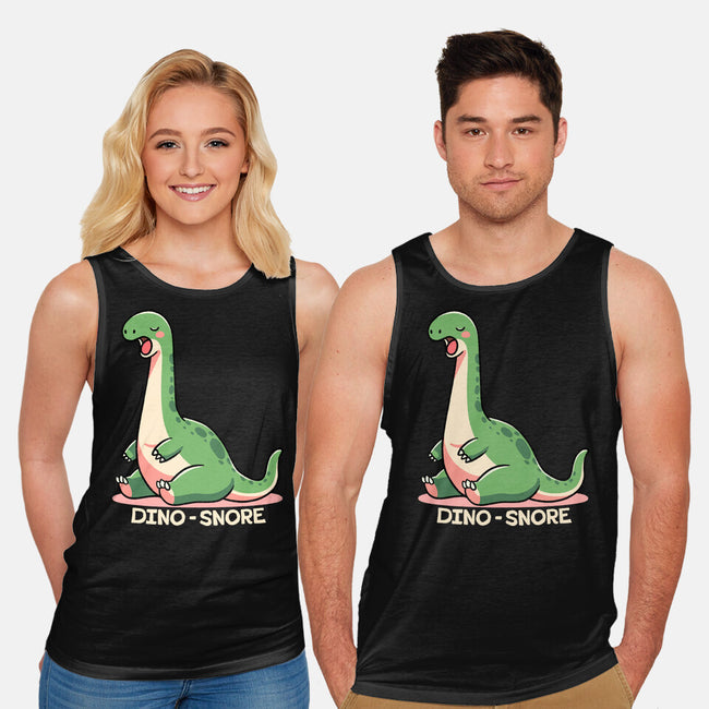 Dino-snore-Unisex-Basic-Tank-fanfreak1